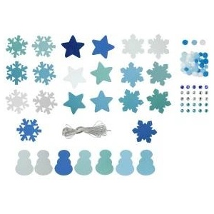 TITANUM Foam set for decoration blue