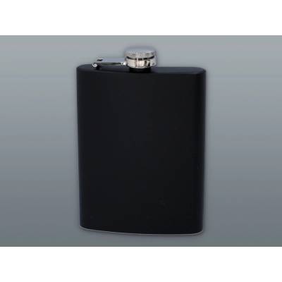 Ploskačka nerezová BLACK 240 ml