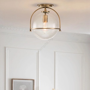 Elstead Lighting Quintiesse QN-SOMERSET-F-C-HB - Таванно осветително тяло SOMERSET 1xE27/60W/230V златисто (ED1118)