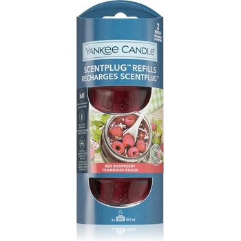 Yankee Candle Red Raspberry Refill пълнител за електрически дифузер 2x18, 5ml