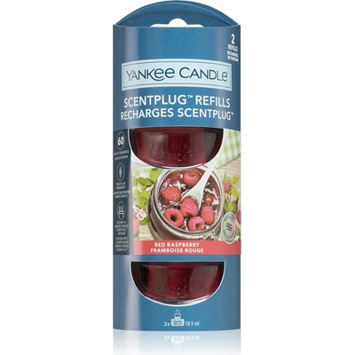 Yankee Candle Red Raspberry Refill пълнител за електрически дифузер 2x18, 5ml