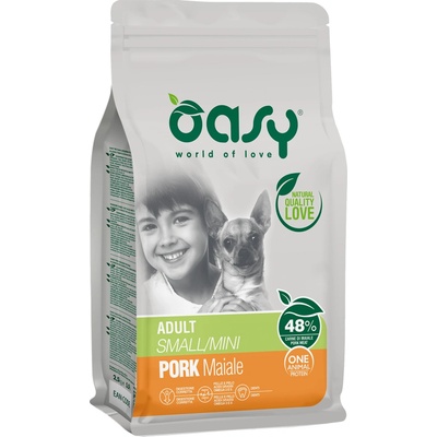 Oasy One Protein Adult S/Mini bravčové mäso 2,5 kg