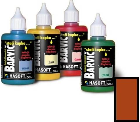 Hasoft Farbič 50 ml hnedá