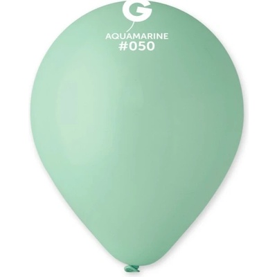 Gemar #050 Balónek 30cm 12 aquamarinový aquamarinový: Balónek hélium