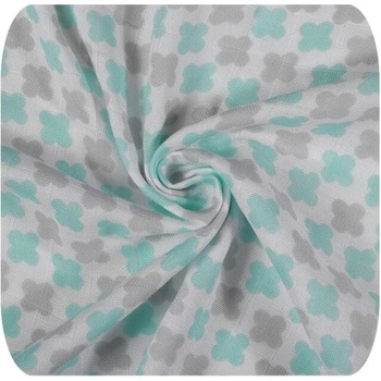 XKKO Bambusová osuška Scandinavian 90x100 Mint Cross