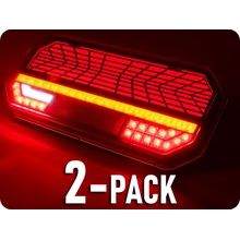 KAMAR LED zadné svetlo Neon, 12/24V, 6 funkcií, ľavé+pravé! [L2422]