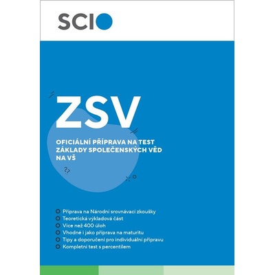 Cvičebnice ZSV - Oficiální příprava na test Základy společenských věd na VŠ