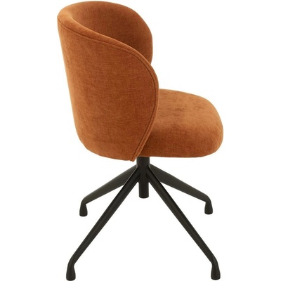J-Line by Jolipa Chair Turn Rusty Oranžová sametová