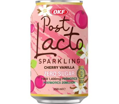 OKF PostLacto Cherry Vanilla Zero Sugar 350 ml