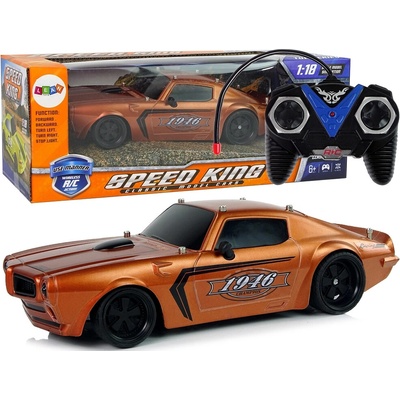 LeanToys R/C sportovní auto hnědý Champion 1:18