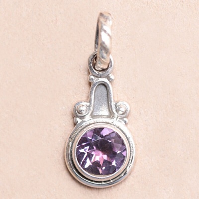 Nefertitis Ametyst přívěsek stříbro MIX4 NF54992