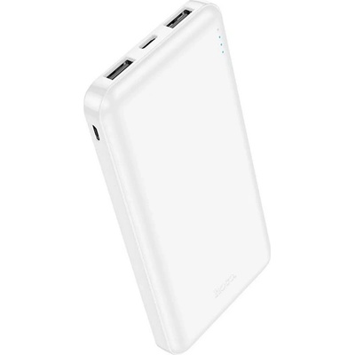 hoco. Аварийно зарядно устройство HOCO J100, 2 USB гнезда, 10000mAh, LED индикатор, БЯЛО J100_W (J100_W)