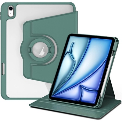 Vsetkonamobil 106040 CRYSTAL FLEXI 2v1 Zaklápacie puzdro pre Apple iPad Air 11 2025 / Air 11 2024 tmavozelené