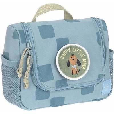 Detská toaletná taška Lassig Mini Washbag Pattern Party blue uni