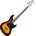 Cort GB34JJ 3-Tone Sunburst Електрическа бас китара