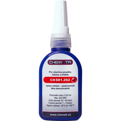 CHEMSTR Anaerobní lepidlo CH AN 681.262 - 250 g