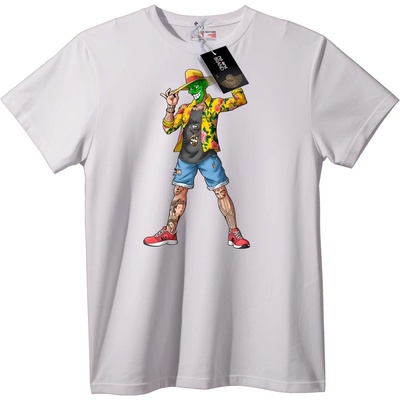 NOONEBRAND Тениска с Урбан Зелен Герой - 2XL, White