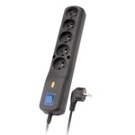 Lestar 1966000422 захранващ удължител 5 m 230 AC контакт(и) Indoor Bla (LV 530W 5,0m)