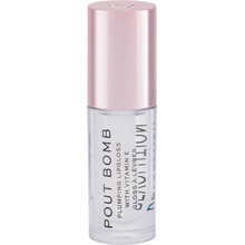 Makeup Revolution Pout Bomb lesk na pery pre väčší objem s vysokým leskom Glaze 4,6 ml