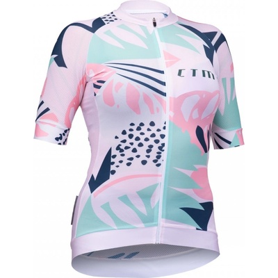 CTM AURAE na zips dámsky ružová džungla