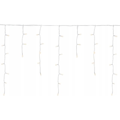 MagicHome Reťaz Icicle 200 LED teplá biela MULTI CONNECT cencúľová jednoduché svietenie 230 V 50 Hz IP44 bez zdroja exteriér osvetlenie L-5 m