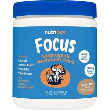 Nutricost Focus | Adaptogenic Mushroom Drink [240-288 грама] Лате