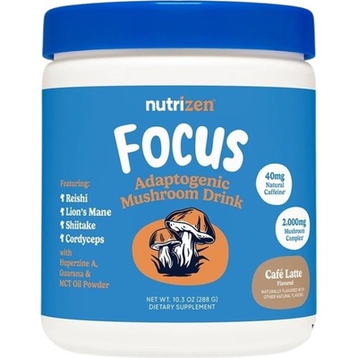 Nutricost Focus | Adaptogenic Mushroom Drink [240-288 грама] Лате