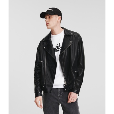 Karl Lagerfeld Jeans KLJ REGULAR FAUX LEATHER JKT čierna