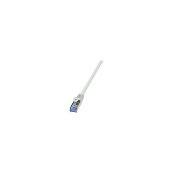 LogiLink Кабел S/FTP LOGILINK Cat7, LSZH, Мед, 600MHz, Конектори RJ45 Cat6a, 1 м, Сив, AWG26, Двойно екраниран CQ4032S (CQ4032S) (CQ4032S)