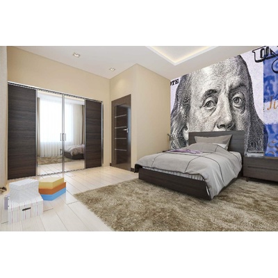 DIMEX ART Самозалепваща се флизелинова фототапета детайли на бенджамин франклин 375 x 250 см