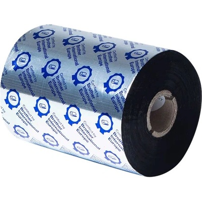 Brother Black ribbon standard wax/resin 110mm x 600m Sold in 6-pack (BSS1D600110)
