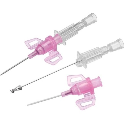Introcan Safety 3 20 G 1,1 x 32 mm ružový uzavretý IV katéter 50 ks