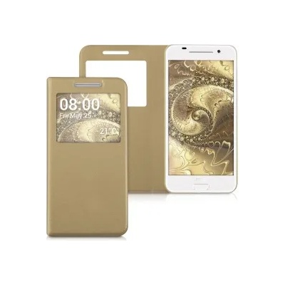 kwmobile Флип кейс за HTC One A9 - златист