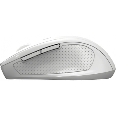 6 buttons wireless 2.4Ghz mouse, MX8650A Sensor, DPI up to 1600, Injection case, 3 M life times left and right switches, 2xAAA battery, ABS material, Size: 105x71x40mm, Weight: 59g, white (CNE-CMSW20W)