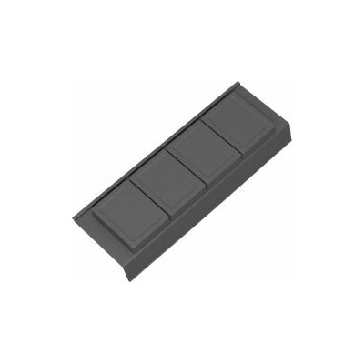 Kúpeľňový organizér s príslušenstvom 450mm 146x422x69mm antracit