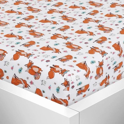 Bellatex prostěradlo jersey s elastanem oranžové 90x200