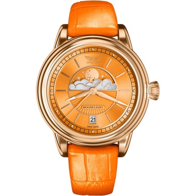 Aviator Дамски часовник Aviator Douglas Moonfligh Limited Edition V. 1.33. 2.422. 4 (V.1.33.2.422.4)