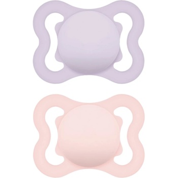 MAM Supreme 0m+ биберон Purple/ Pink 2 бр
