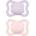 MAM Supreme 0m+ биберон Purple/ Pink 2 бр