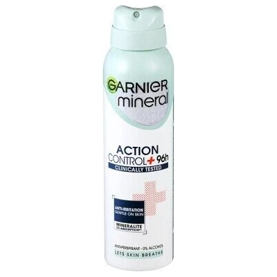 Garnier Action Control + 96H Део спрей против изпотяване за жени 150 мл (53Y464)