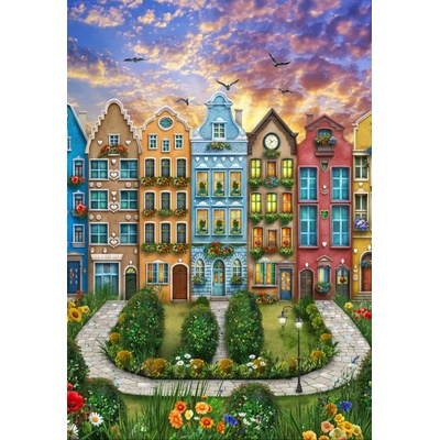 Alipson Puzzle - Puzzle The Rainbow Village - 1 000 piese