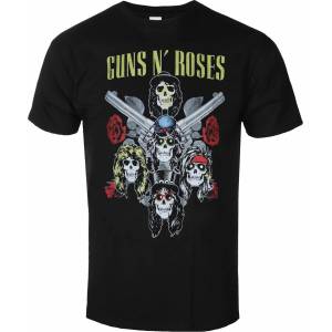 ROCK OFF Мъжка тениска Guns N' Roses - Pistols & Roses - Черен - ROCK OFF - GNRTS89MB