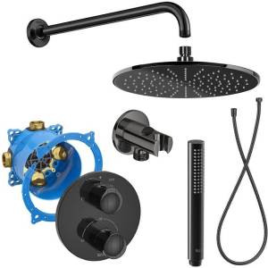 Roca Комплект за вграждане Т-1000 за вана/душ, titanium black, A5A0D09CN0 + A525869403 + A5B3750CN0 + A5B3950CN0 + A5B0250CN0 + A5B5250CN0 + A5B3850CN0 (A890K02001)