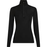 Icebreaker Дамско мериносово термобельо Icebreaker Women's Merino 175 Everyday L/S Half Zip Merino base layer - Black (115-2818-0114)