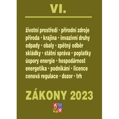 Zákony VI / 2023 - Životní prostředí - Poradce s.r.o.