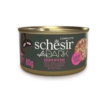 Schesir Cat After Dark Wholefood kuře šunka 80 g