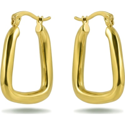 Victoria Walls Oválne pozlátené náušnice Zyrelia Gold VWE260595G