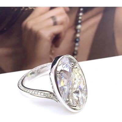 Jan Kos jewellery Stříbrný prsten zirkon 12123501