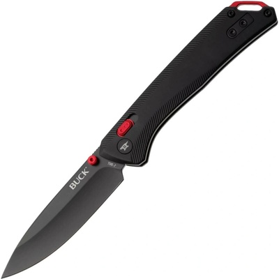 Buck Nomad, Black D2, Aluminum, Crossbar Lock BU-0700BKS