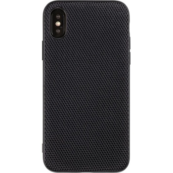 Tactical Blast Pit Cover - хибриден удароустойчив текстилен кейс за iPhone XS, iPhone X (черен)